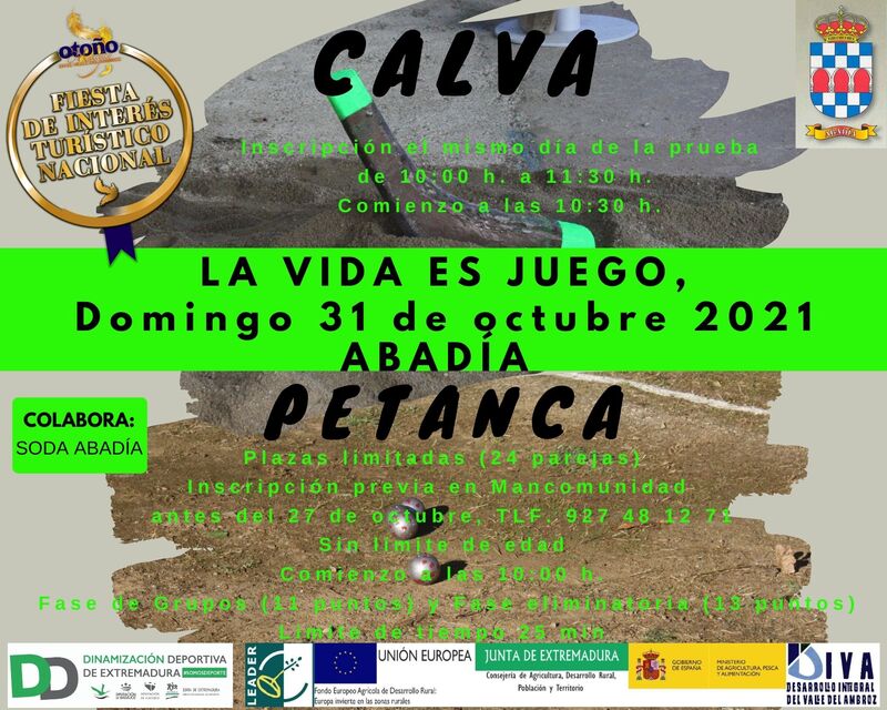 DÍA DE “LA GRAN CALBOTÁ”: La vida es un juego, Calva y Petanca