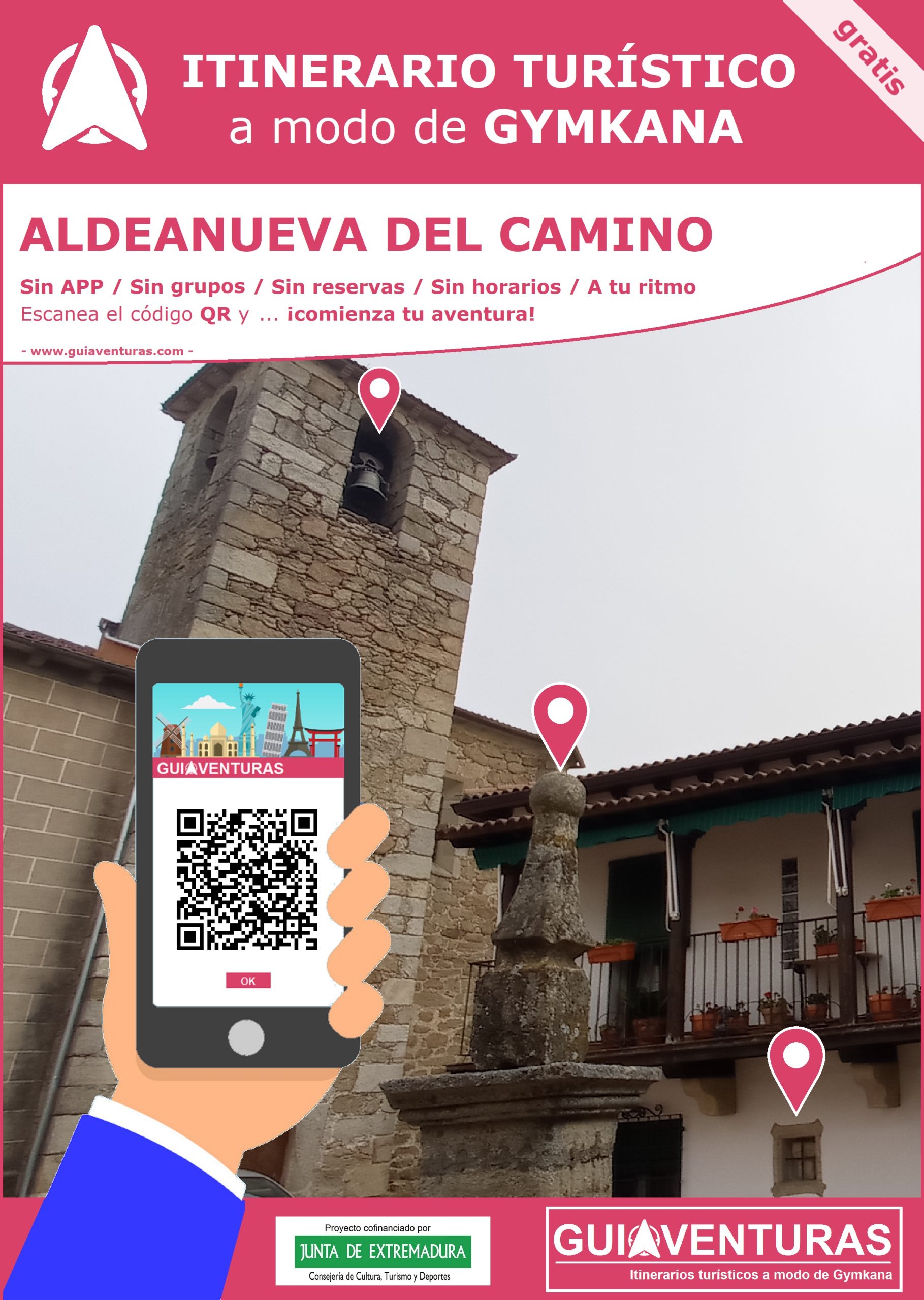 Cartel Aldeanueva del Camino