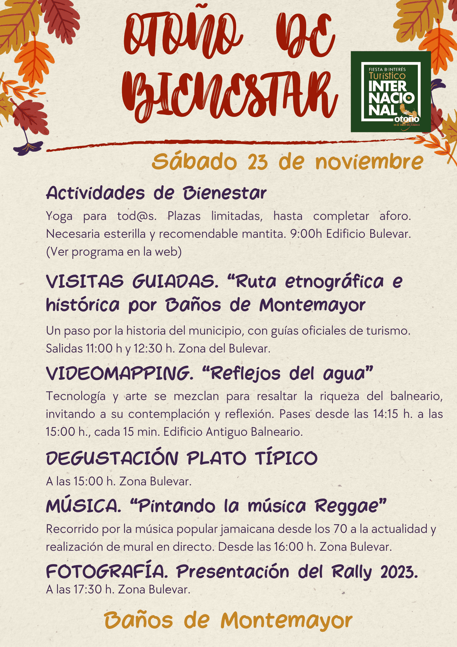 OTOÑO DE BIENESTAR